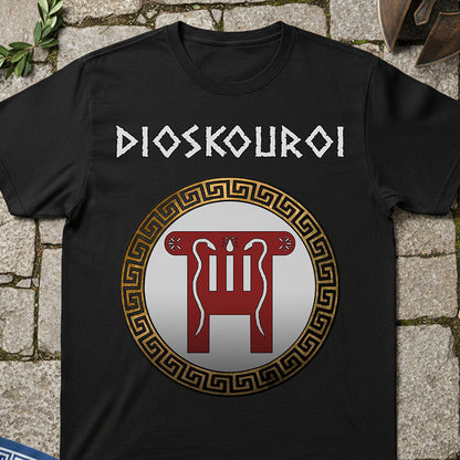 Dioskouroi Castor and Pollux Dokana T-Shirt