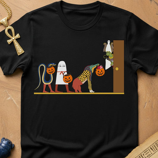 Black / S Halloween Ancient Egypt No Text T-Shirt