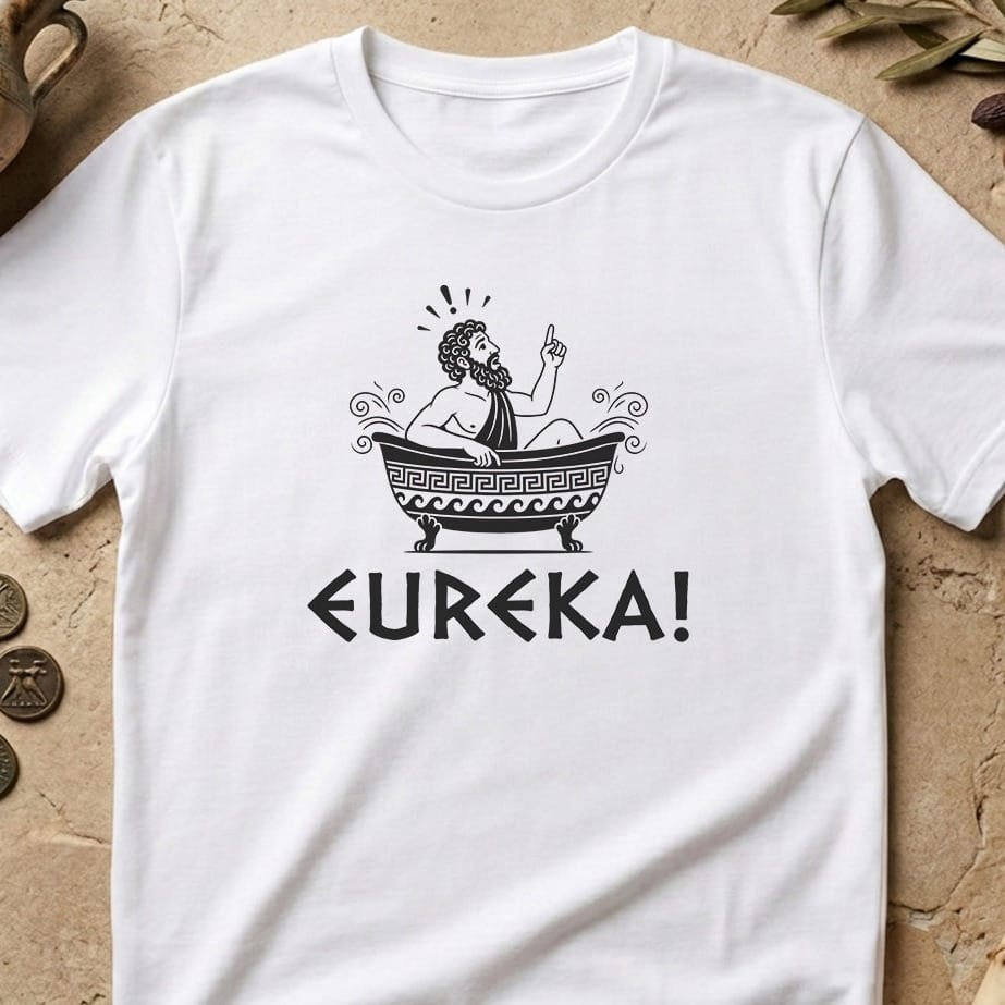 White / S Eureka! Archimedes T-Shirt