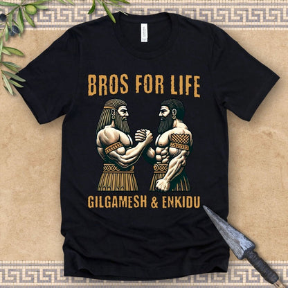 Gilgamesh and Enkidu Bros for Life T-Shirt