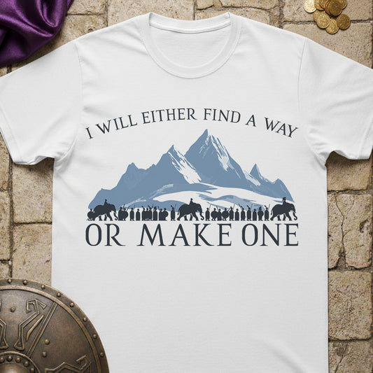 Hannibal Crossing the Alps Quote T-Shirt