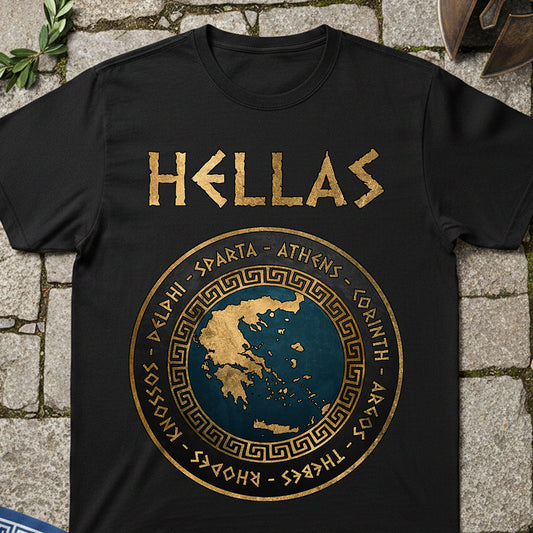 Hellas City-States of Ancient Greece T-Shirt