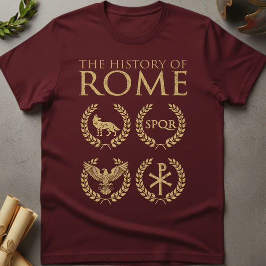 The History of Rome - Founding to Fall T-Shirt