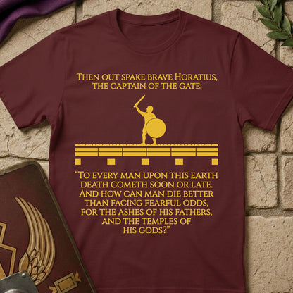 Horatius at the Bridge Quote Roman History