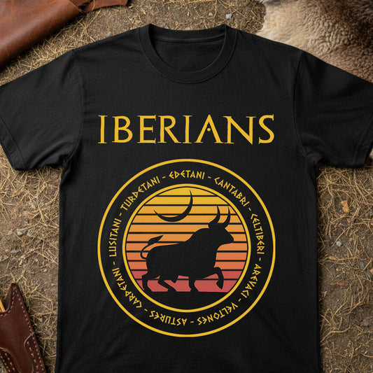Ancient Iberians Tribes Black T-shirt
