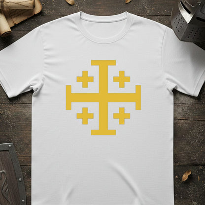 White / S Jerusalem Cross T-Shirt