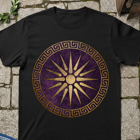 Macedon Alexander the Great Shield T-Shirt