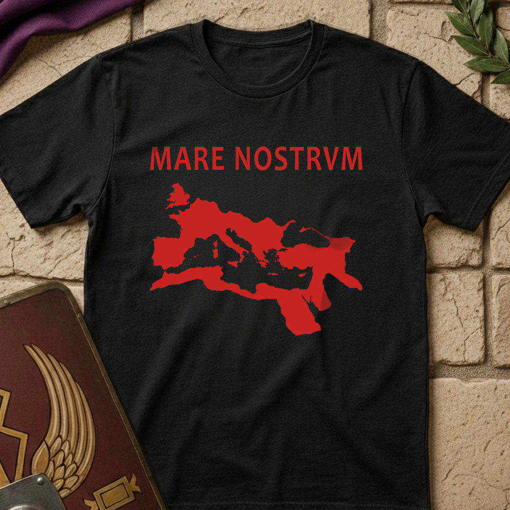 Mare Nostrum Roman Empire Black T-shirt