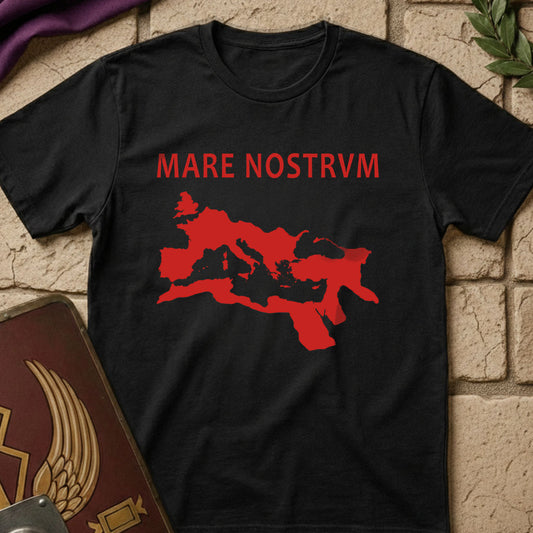 Mare Nostrum Roman Empire Black T-shirt