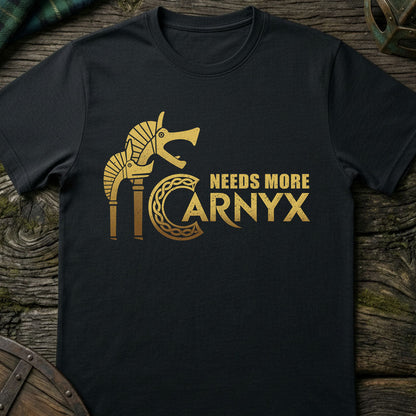 Needs more Carnyx Black T-shirt