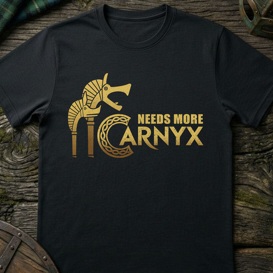 Needs more Carnyx Black T-shirt