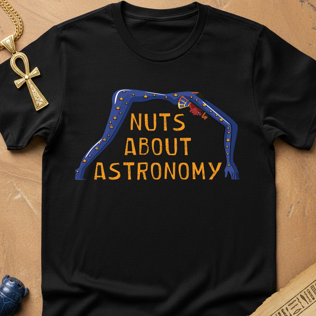 Black / S Nuts About Astronomy T-Shirt