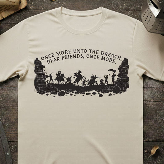 Natural / S Once More Unto the Breach T-Shirt