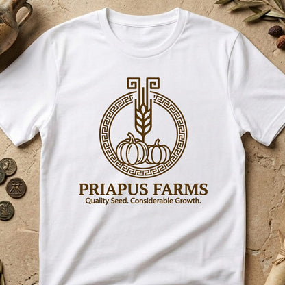 White / S Priapus Farms T-Shirt