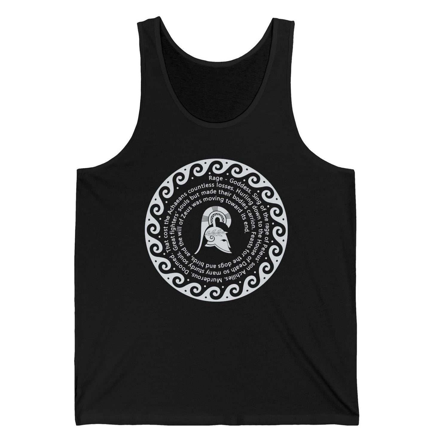 Rage of Achilles Iliad Tank Top