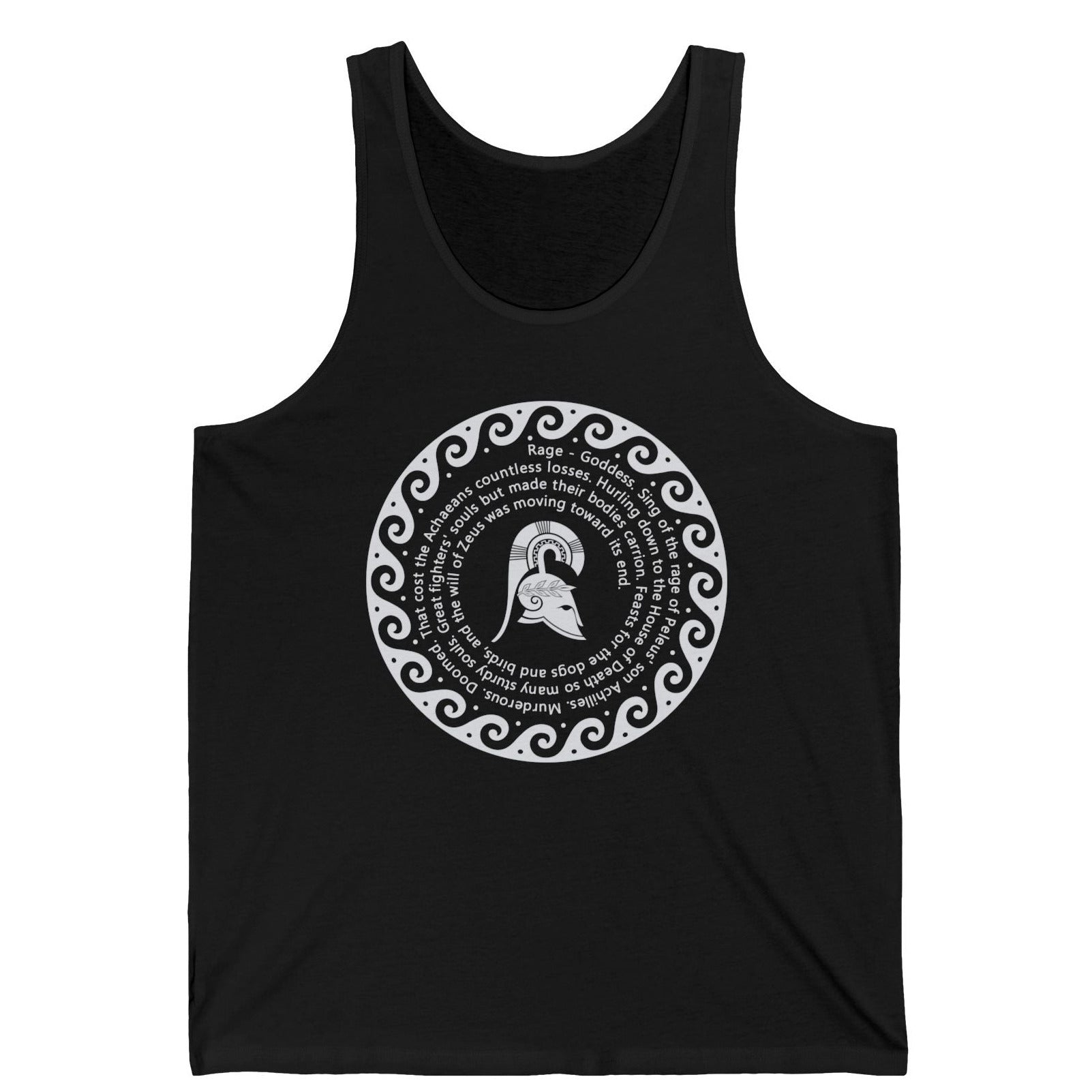 Rage of Achilles Iliad Tank Top