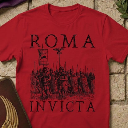 Red / S Roma Invicta Legion March T-Shirt