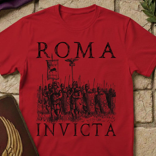 Red / S Roma Invicta Legion March T-Shirt