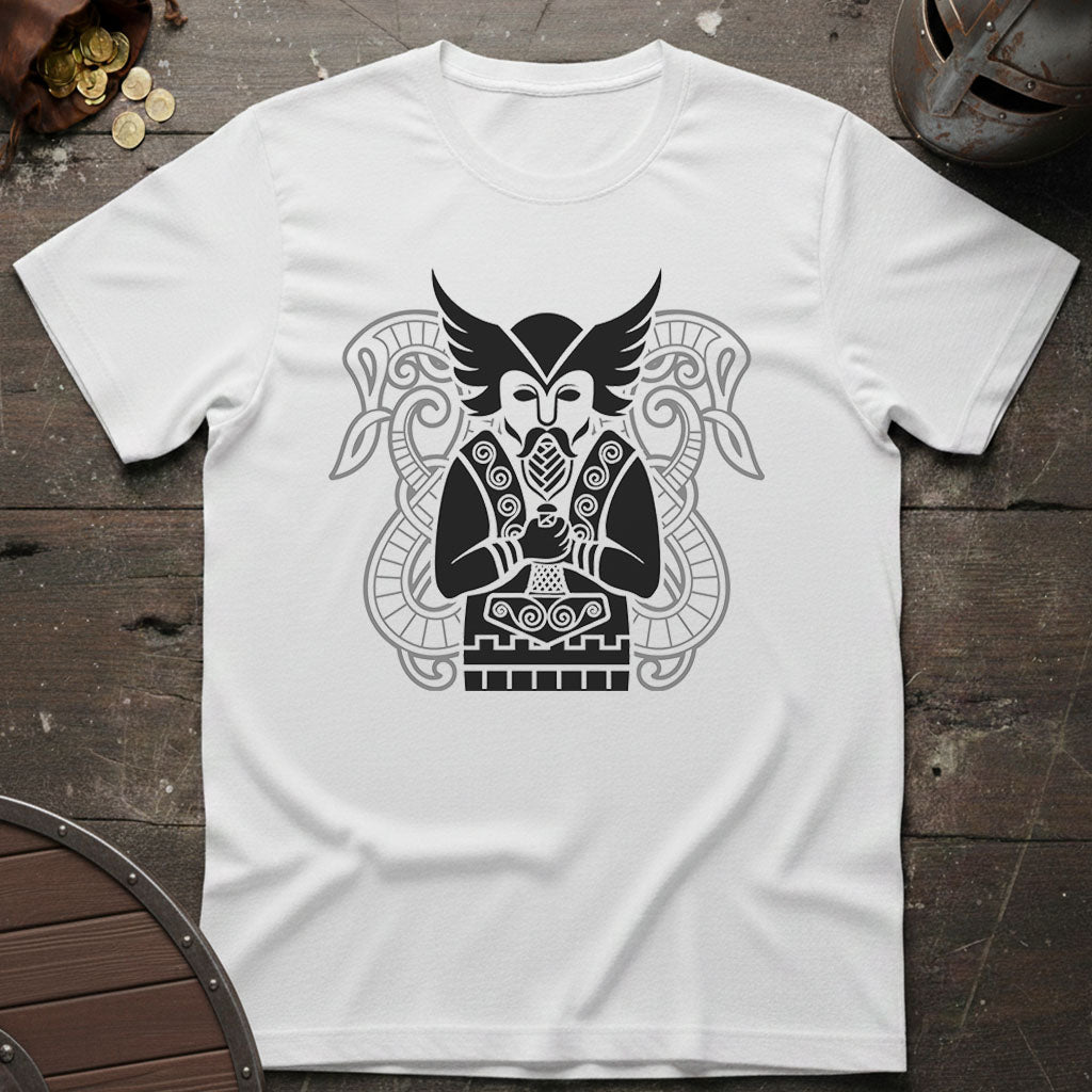 Thor with Mjolnir T-Shirt