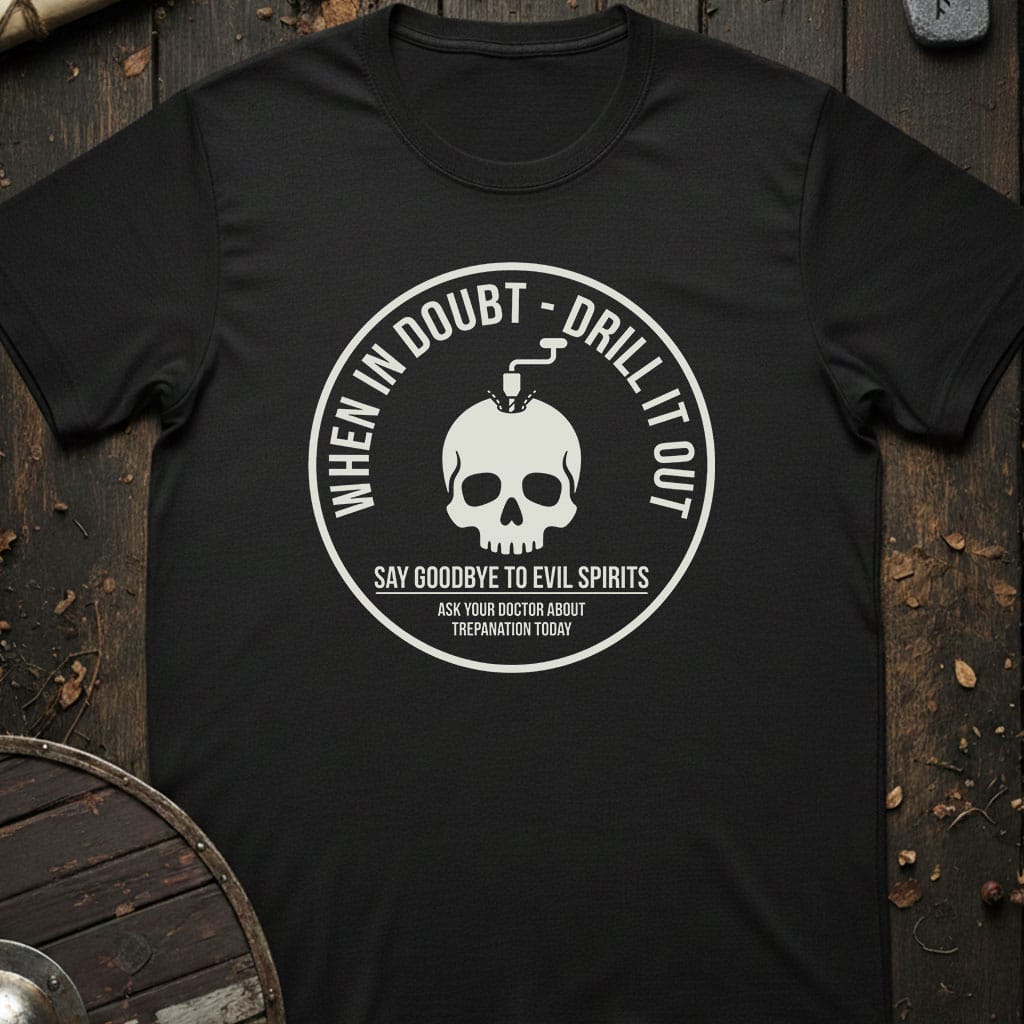 Black / S Trepanation T-Shirt