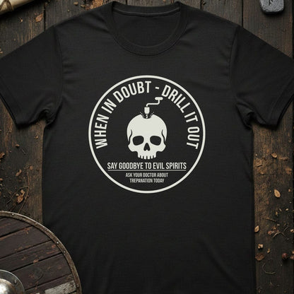 Black / S Trepanation T-Shirt