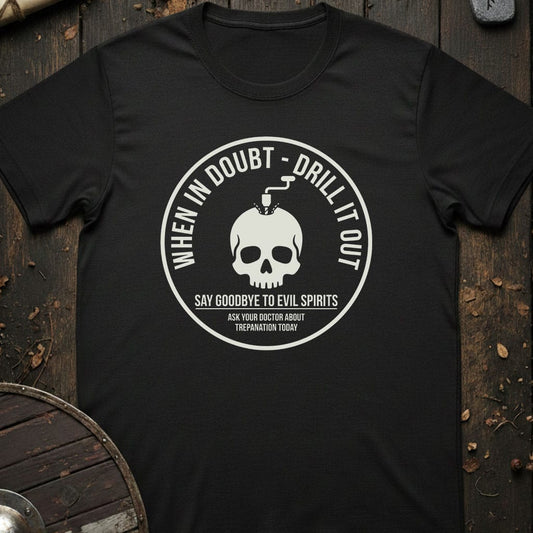 Black / S Trepanation T-Shirt