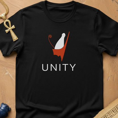 Black / S Unity - Pschent Crown of Egypt T-Shirt