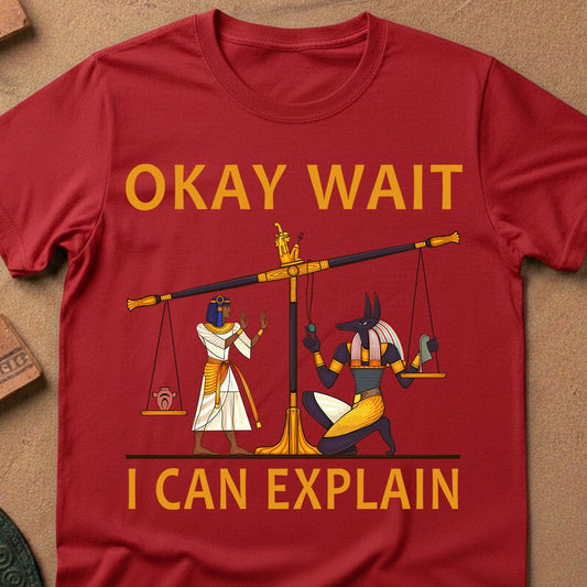 Red / S Weighing of the Heart T-Shirt