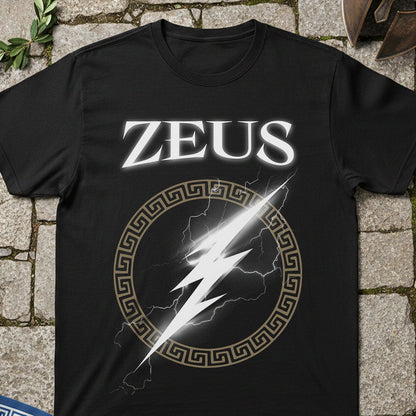 Zeus Greek God Thunderbolt T-Shirt
