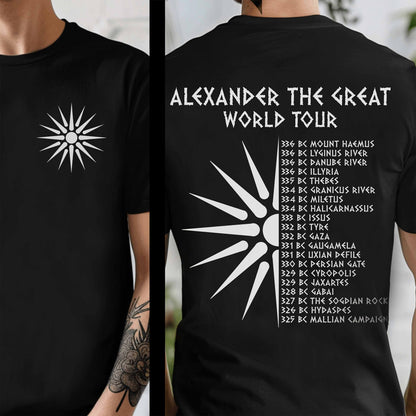 Alexander the Great World Tour T-Shirt
