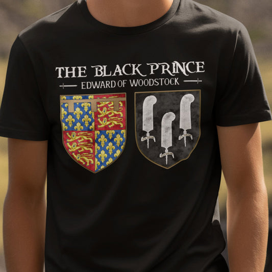 The Black Prince - Edward of Woodstock Heraldry T-Shirt