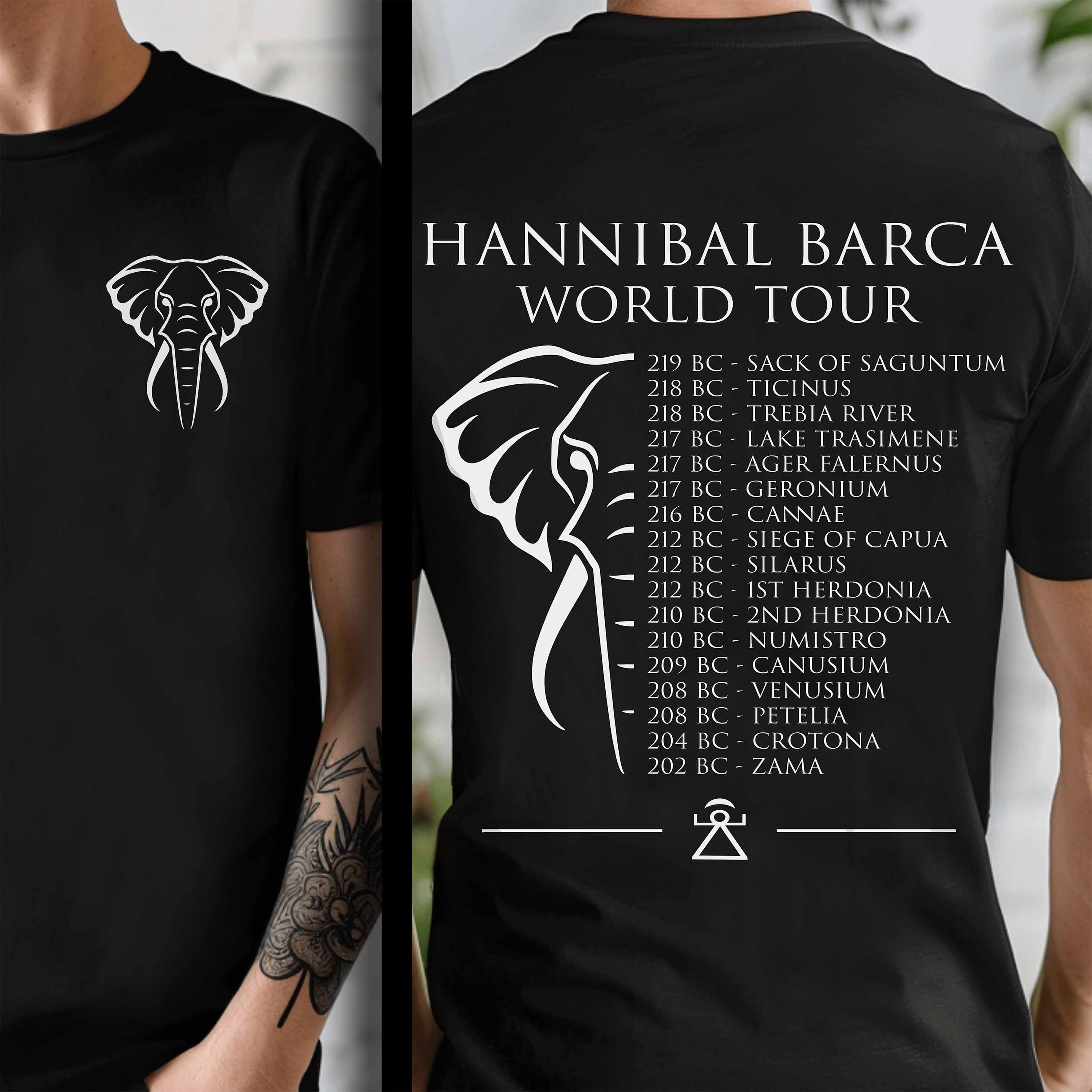 Hannibal Barca World Tour T-Shirt – Agema Apparel