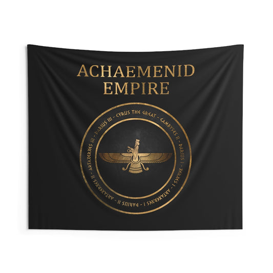 60" × 50" Achaemenid Persian Empire - The Great Kings of Persia - Ancient Persian History Indoor Wall Tapestry 60" x 50"