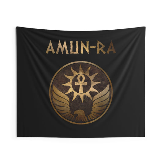 60" × 50" Amun-Ra Ancient Egyptian God Symbol Indoor Wall Tapestry 60" x 50"