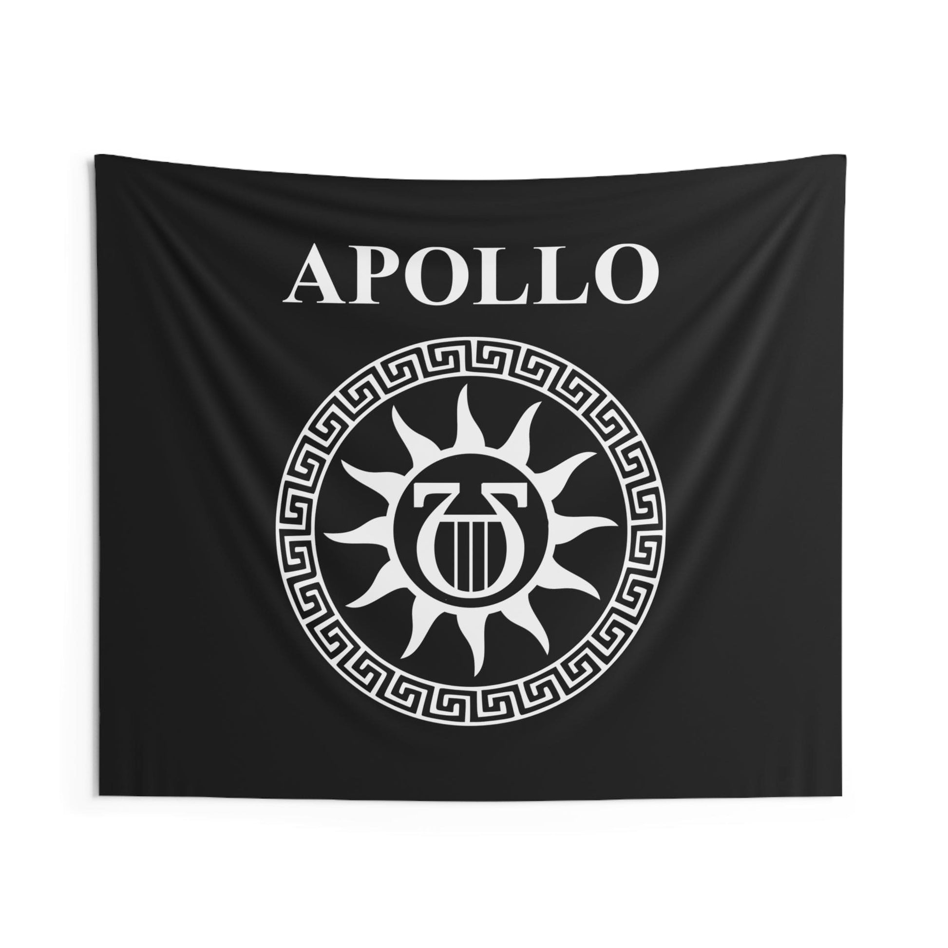 60" × 50" Apollo Greek God Lyre Symbol Indoor Wall Tapestry 60" x 50"