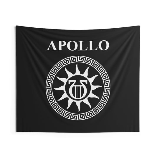 60" × 50" Apollo Greek God Lyre Symbol Indoor Wall Tapestry 60" x 50"