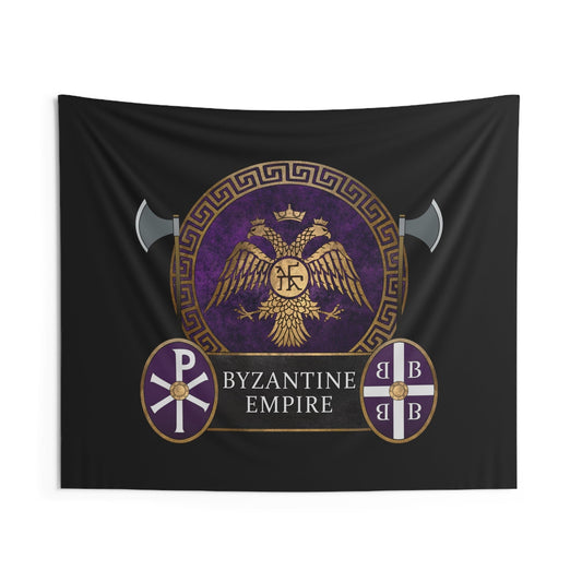 60" × 50" Byzantine Empire - Byzantine Army Indoor Wall Tapestry 60" x 50"