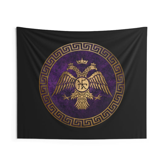 60" × 50" Byzantine Empire Byzantium Symbol of Constantinople Indoor Wall Tapestry 60" x 50"