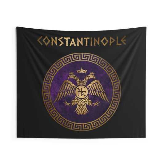 60" × 50" Constantinople Byzantine Empire Symbol of Byzantium Indoor Wall Tapestry 60" x 50"