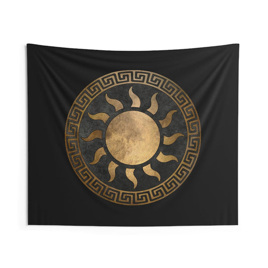 60" × 50" Helios Ancient Greek God of the Sun - Sun God Symbol Indoor Wall Tapestry 60" x 50"