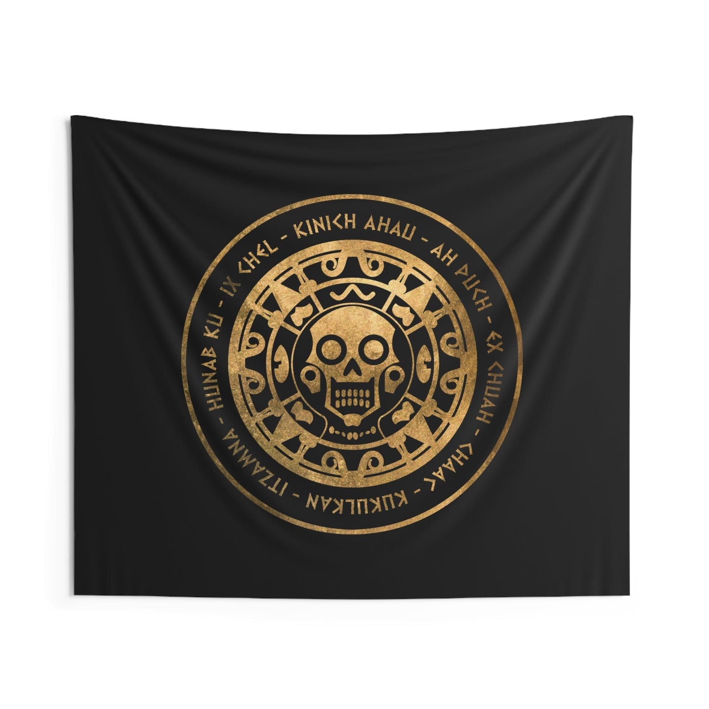 60" × 50" Mayan Gods - Ancient Maya Pantheon Indoor Wall Tapestry 60" x 50"