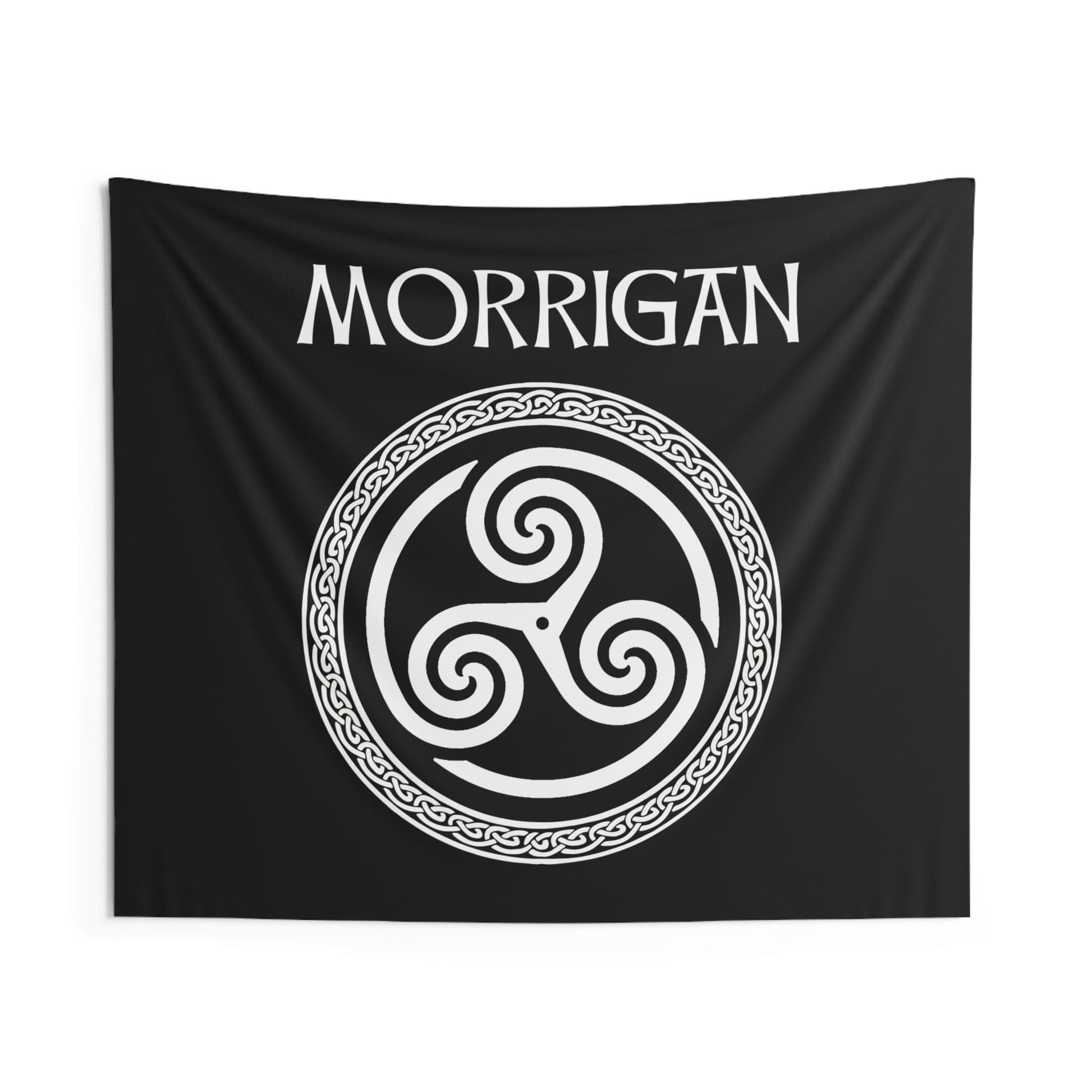 60" × 50" Morrigan Celtic Goddess of Witchcraft, Magic and Death Indoor Wall Tapestry 60" x 50"
