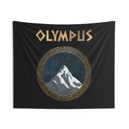 60" × 50" Mount Olympus Ancient Greece Mythology Indoor Wall Tapestry 60" x 50"