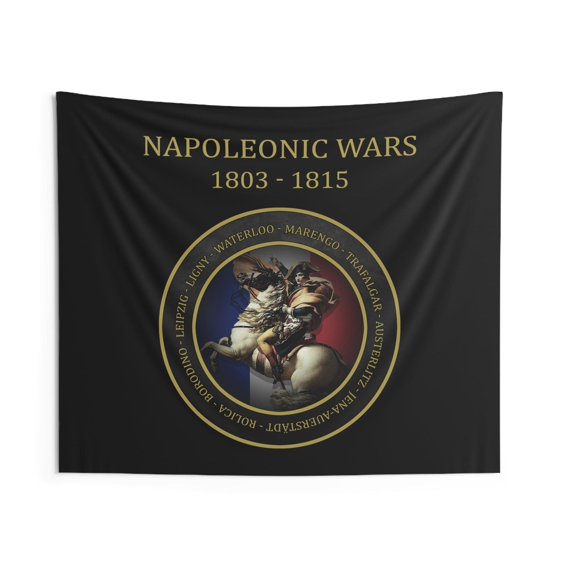 60" × 50" Napoleonic Wars - Battles of Napoleon Bonaparte - 19th Century Warfare - Indoor Wall Tapestry 60" x 50"