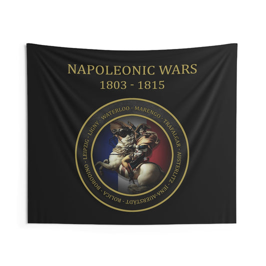 60" × 50" Napoleonic Wars - Battles of Napoleon Bonaparte - 19th Century Warfare - Indoor Wall Tapestry 60" x 50"