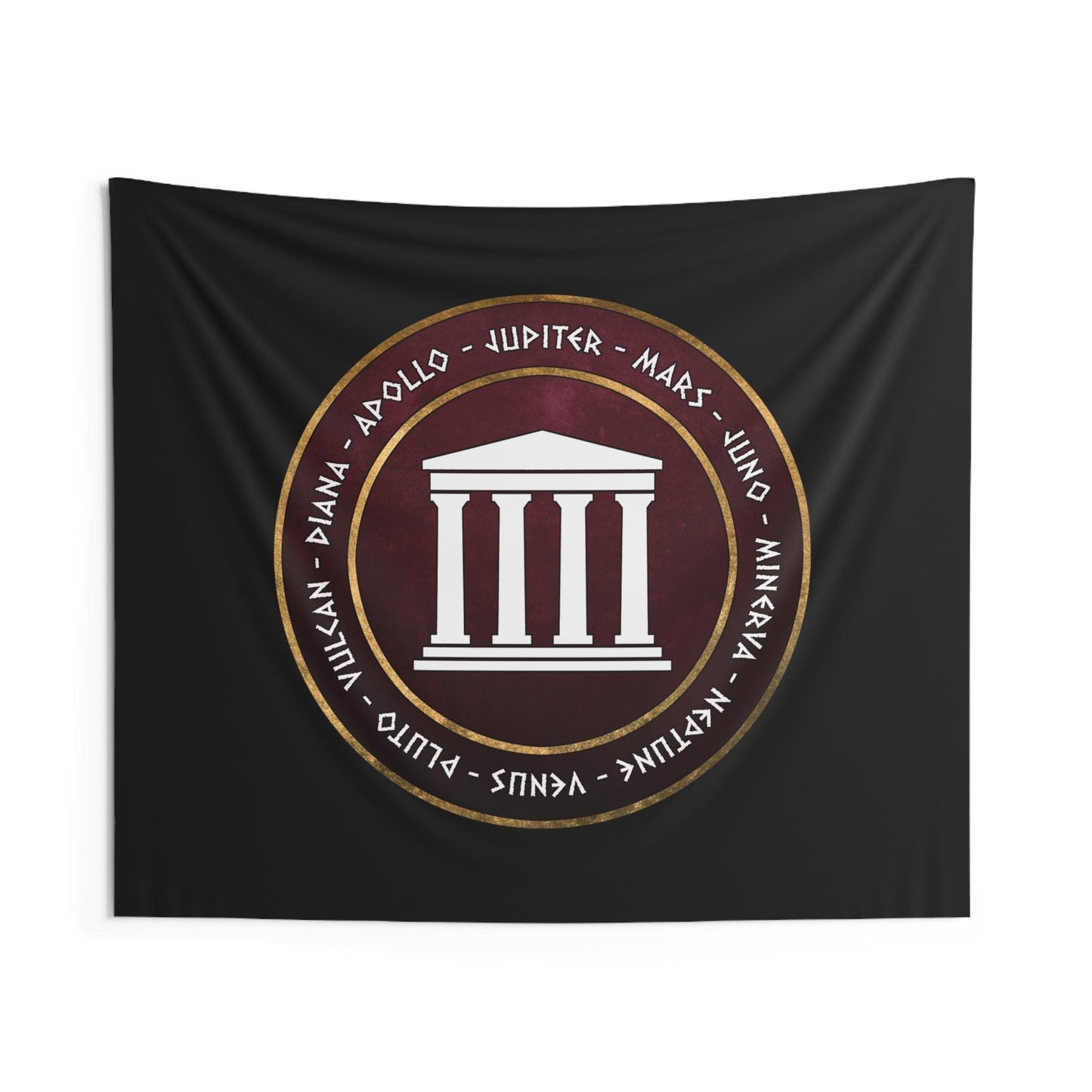 60" × 50" Roman Pantheon - Gods and Goddesses of Ancient Rome - Roman Mythology and Paganism Indoor Wall Tapestry 60" x 50"