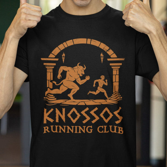 Knossos Running Club - Funny Greek Mythology T-Shirt
