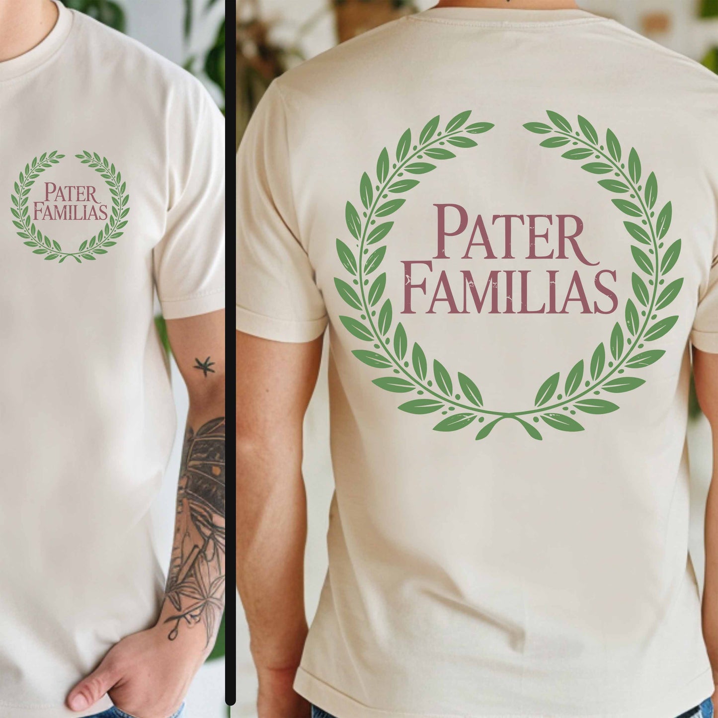 Pater Familias - Roman Patriarch Double Sided T-Shirt