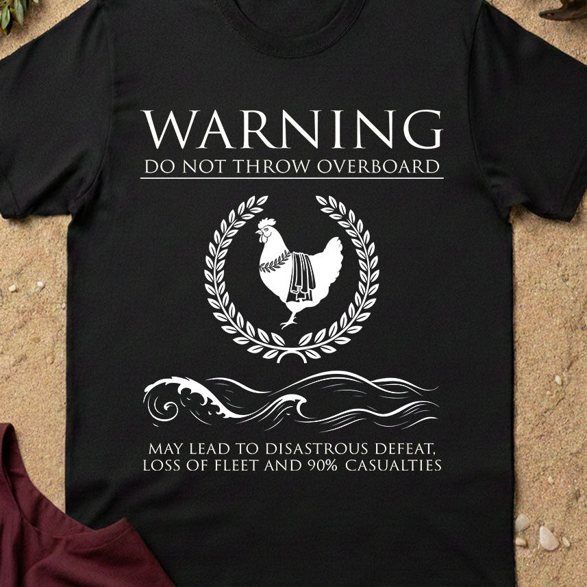 Sacred Chicken - Battle of Drepana 1st Punic War - Funny Roman History T-Shirt