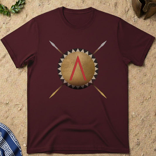 Spartan Hoplite Shield T-Shirt